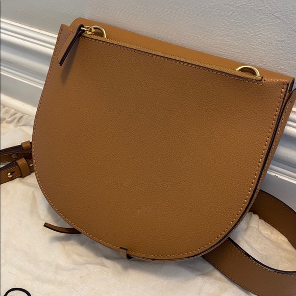 Thacker Tan Crossbody Bag with Gold Hardware - Picture 4 of 7